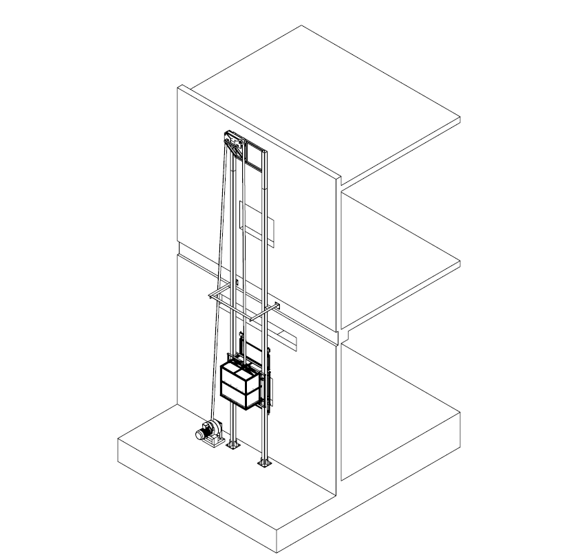 DUMBWAITER FOODLIFT